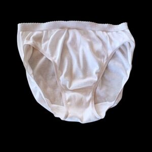 Vintage Victoria's Secret Hi Leg Cotton Brief Panties, Size M